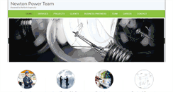 Desktop Screenshot of newtonpowerteam.com